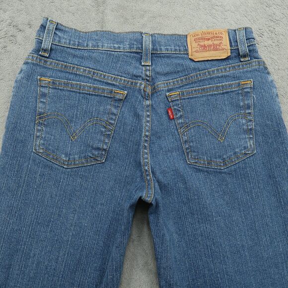 Levi's 550 Jeans Women's Size 8M Blue Mid-Rise Relaxed Bootcut 28.5" Inseam - Picture 14 of 16
